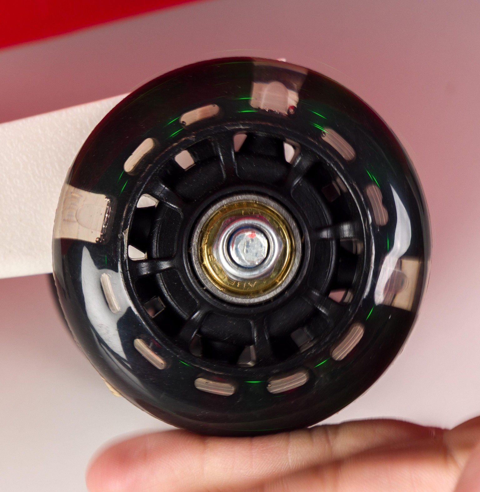 Spinning LED Wheels - image 2 - student project