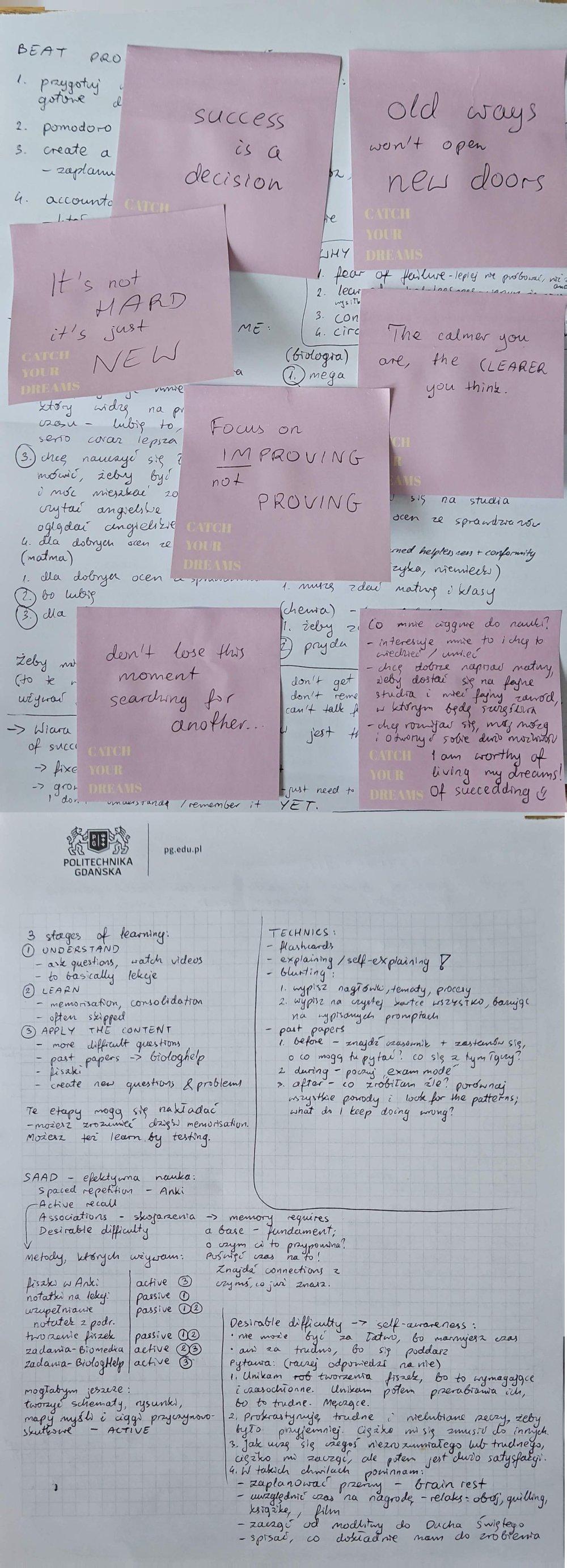 notes and quotes, ideas and thoughts - image 1 - student project