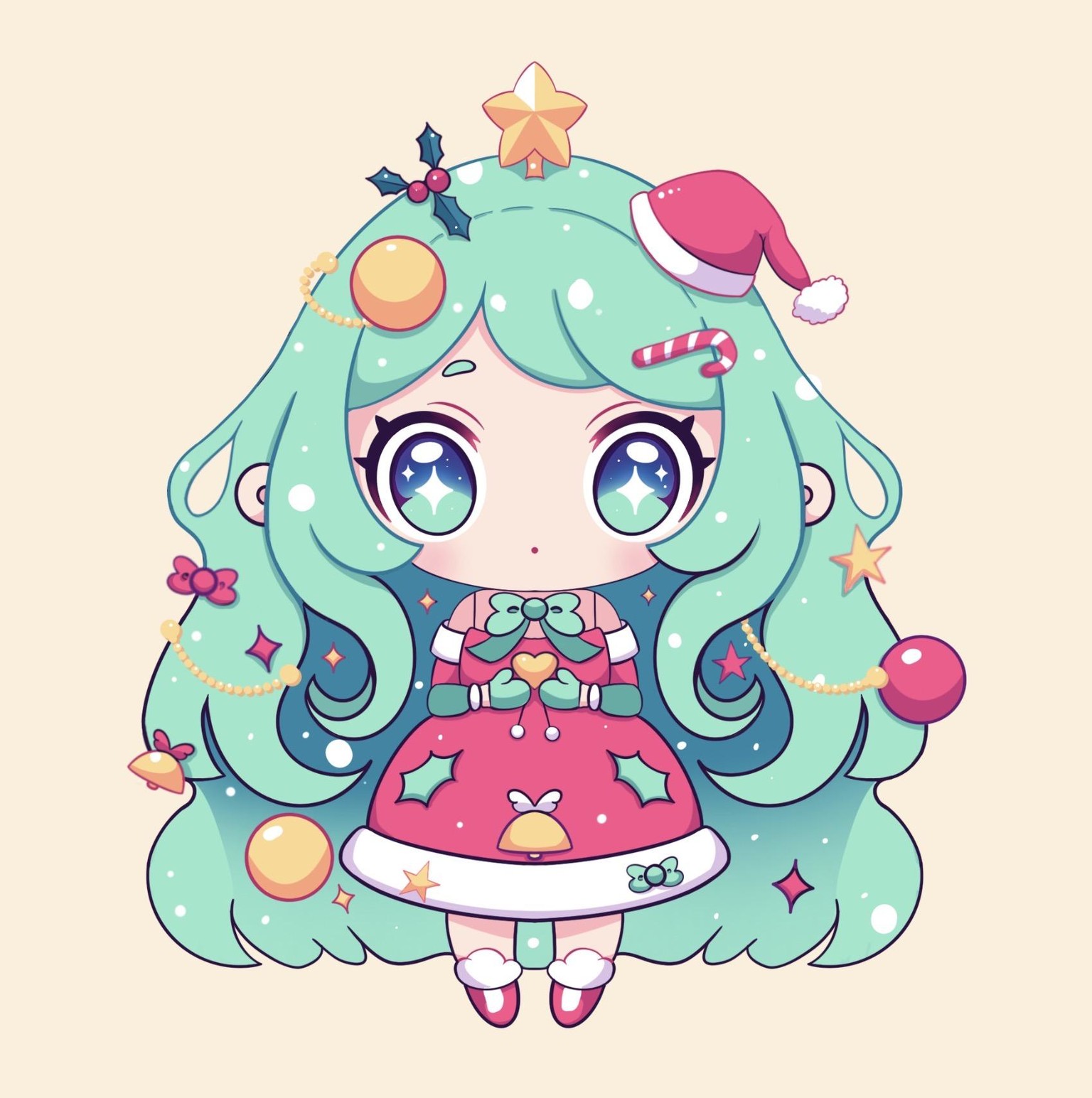 Christmas Tree Girl … So cute. And had a lot of fun as always! - image 1 - student project