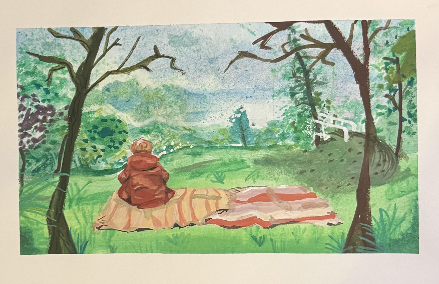 First full gouache panting & Colour reference chart - image 1 - student project
