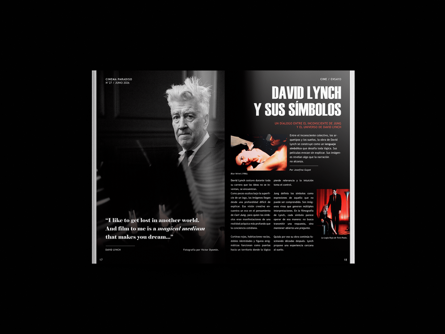 David Lynch And His Symbols - Graphic Design Basics - image 2 - student project