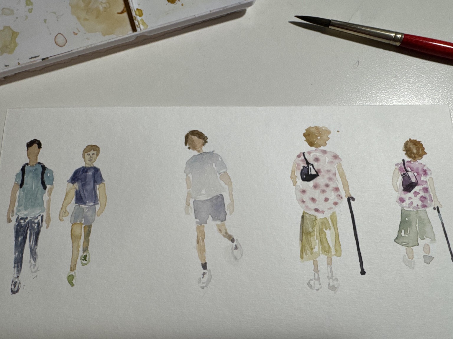 Learning to paint people - image 1 - student project