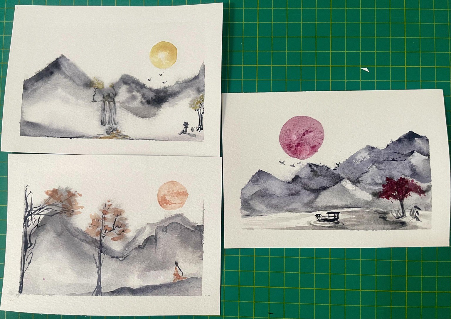 Chinese Style Watercolor - image 1 - student project
