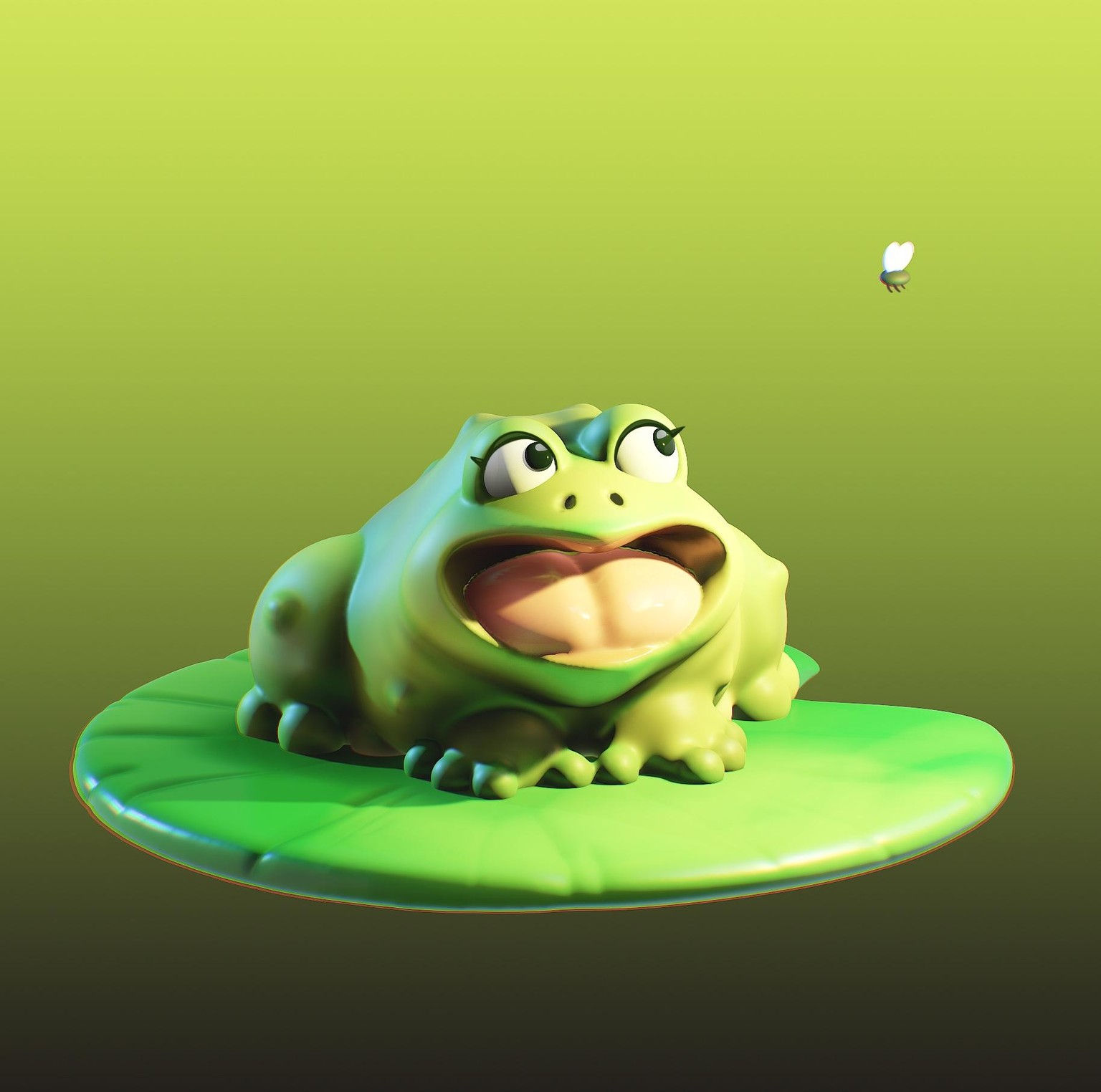 Yumi frog - image 1 - student project