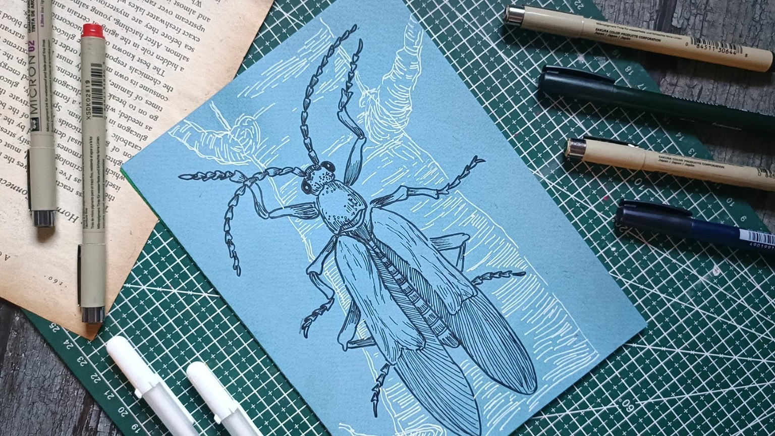Inky insects - image 4 - student project