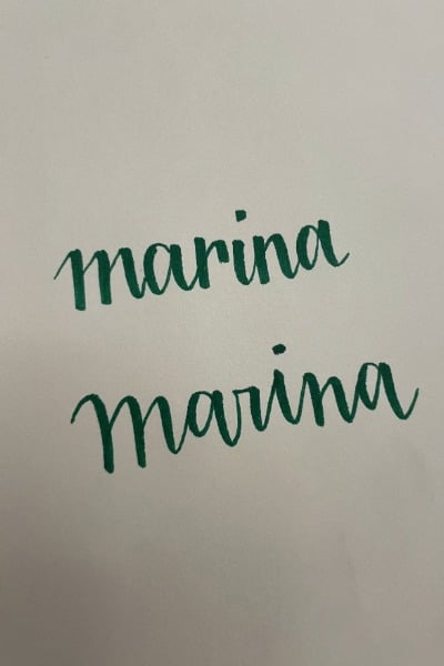 Brush Lettering - image 1 - student project