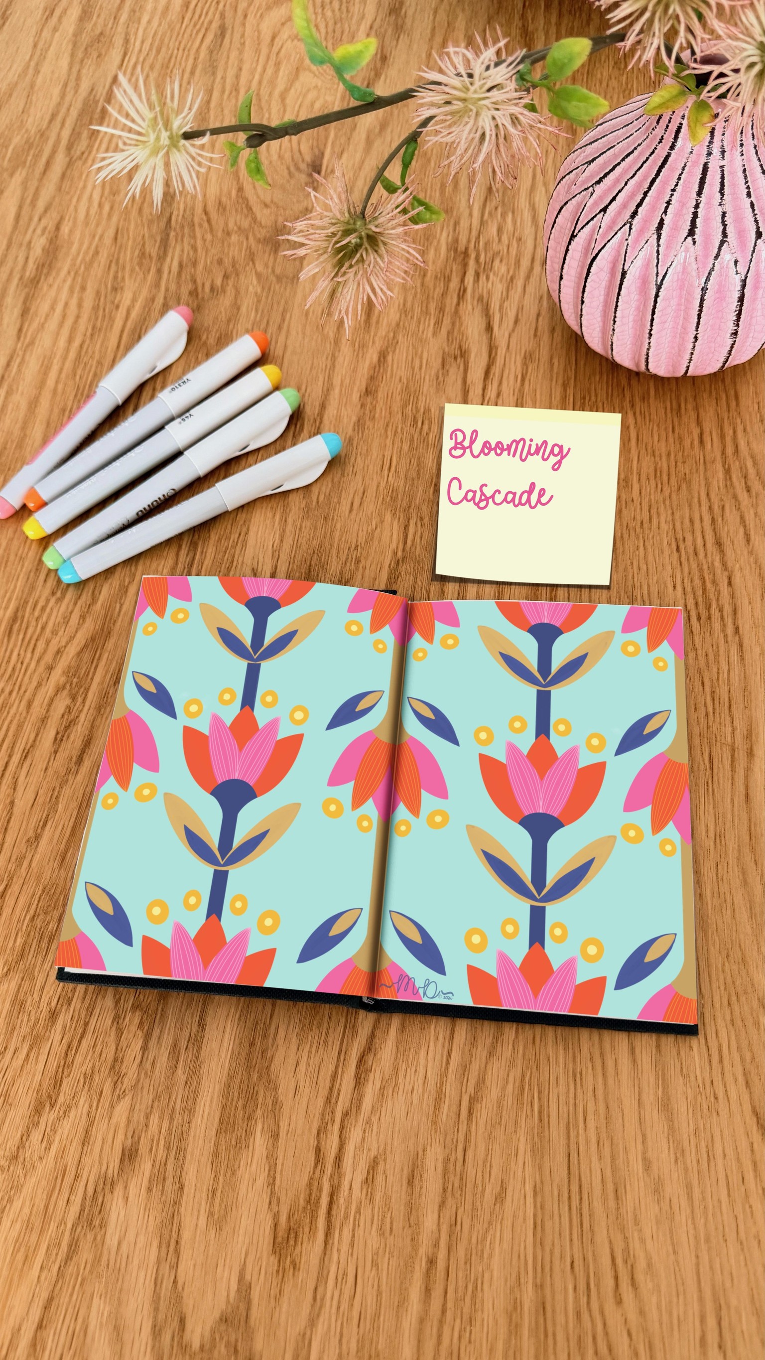 14 Acrylic Marker Florals - Sketchbook - image 6 - student project