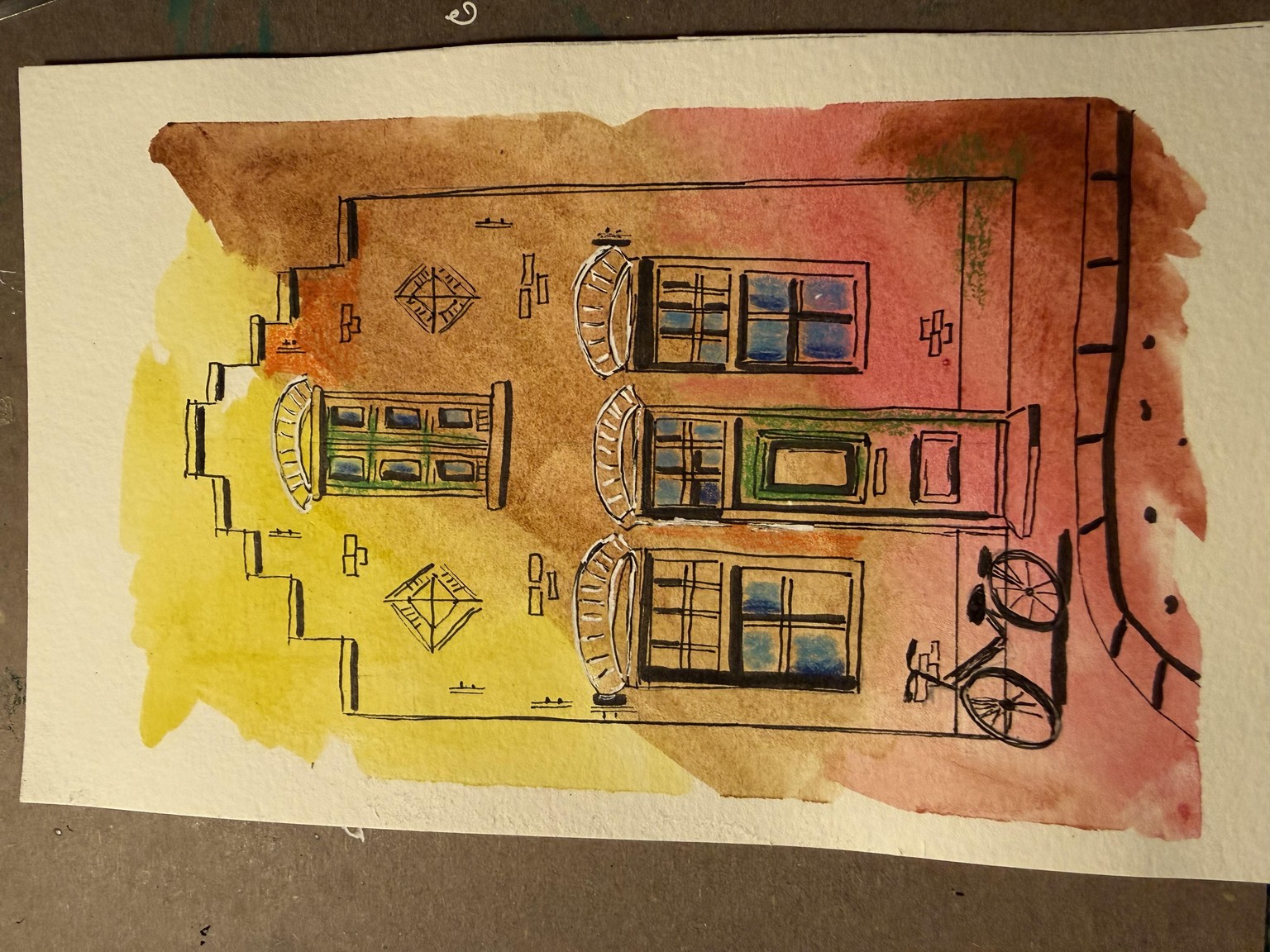 Urban Sketching - image 1 - student project