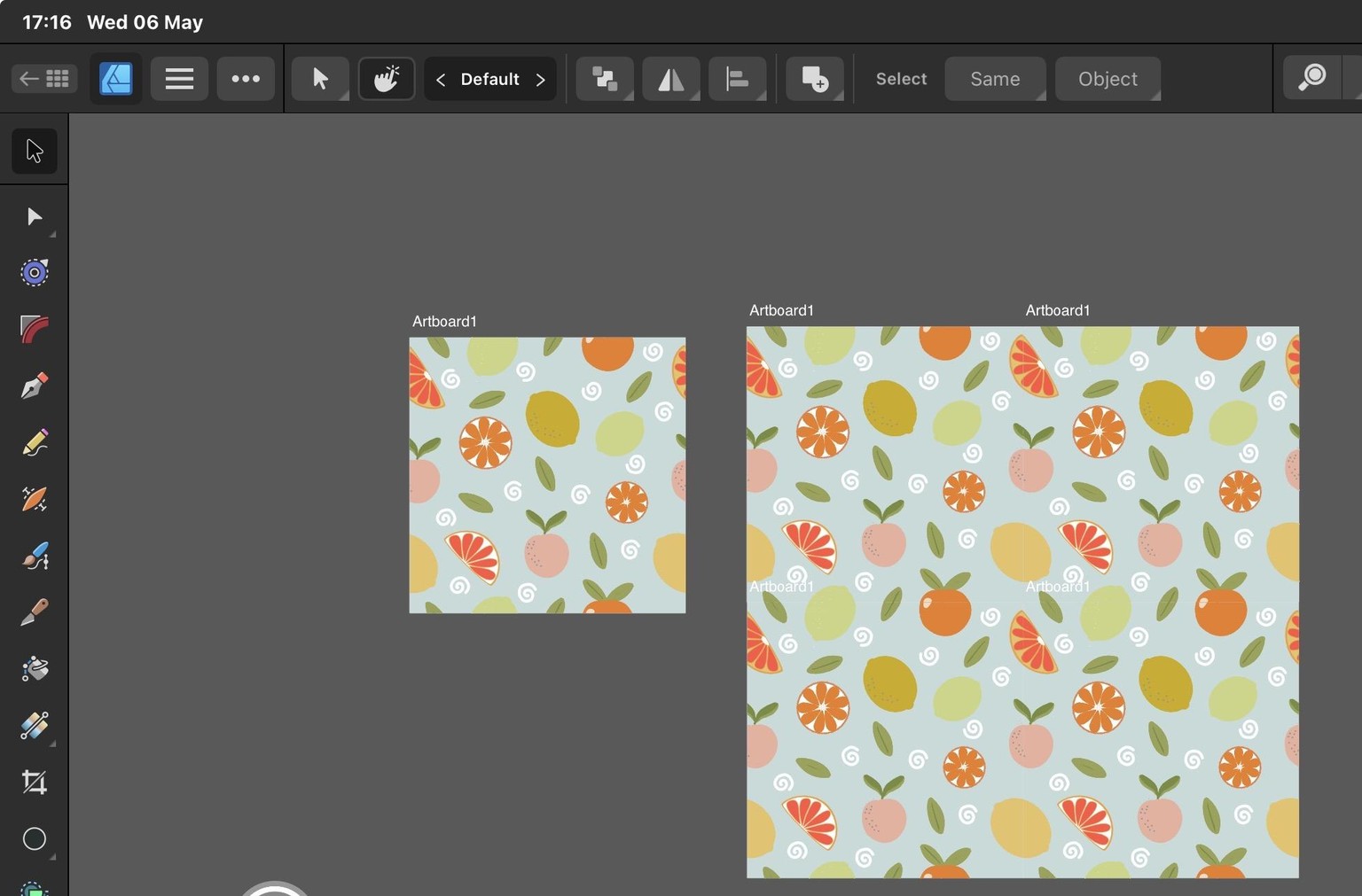Citrus seamless pattern - image 2 - student project