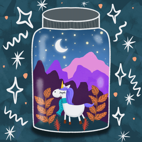 Magical Unicorn in a Jar - image 1 - student project