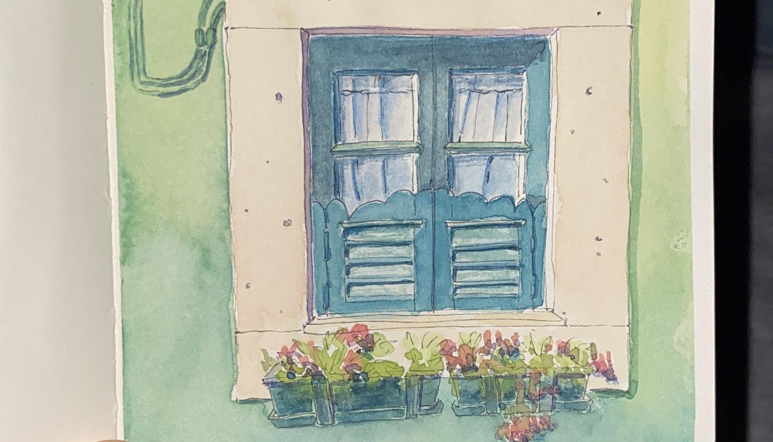 Windows in Watercolor: Develop Drawing, Shadowing, & Painting Skills - image 1 - student project