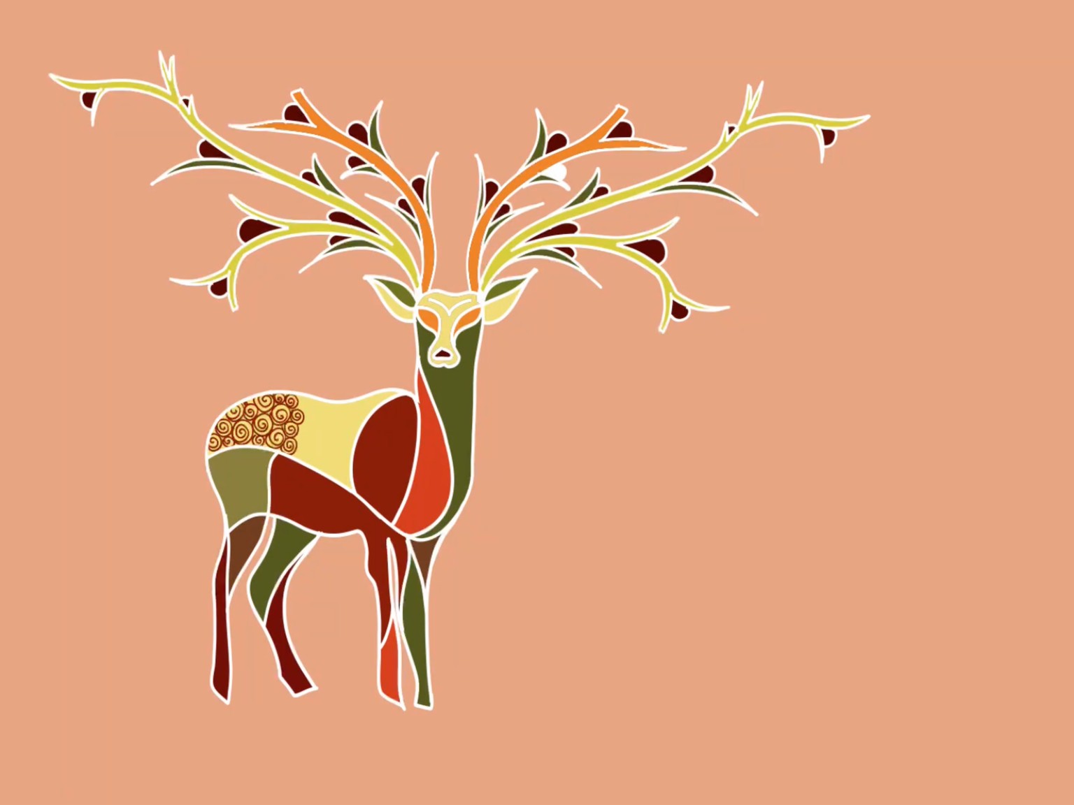 Gond art study - image 3 - student project