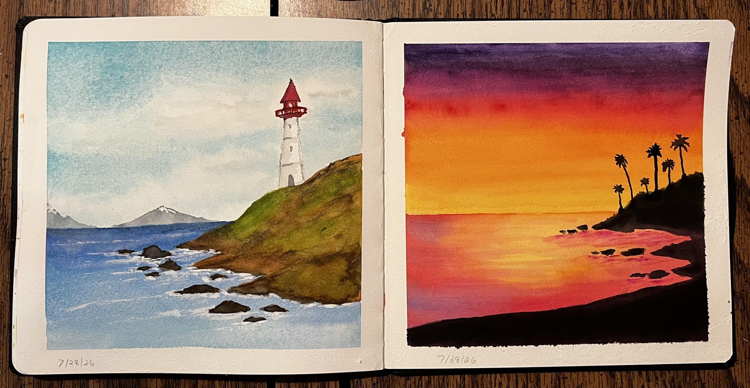 Seasons in watercolor - image 6 - student project