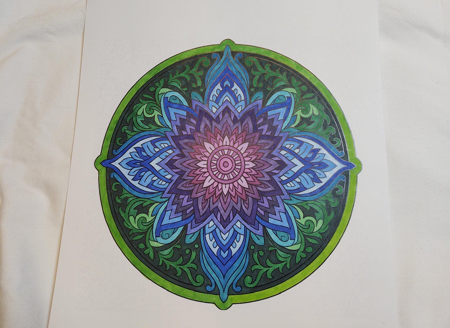 Colored Mandala - image 4 - student project