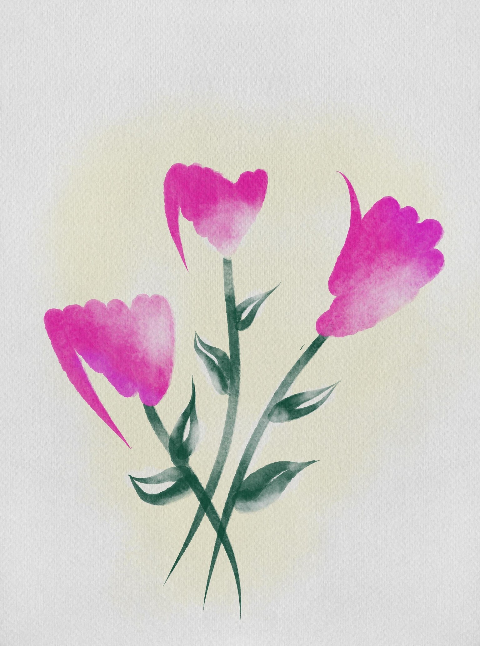 More Watercolour Florals - image 2 - student project