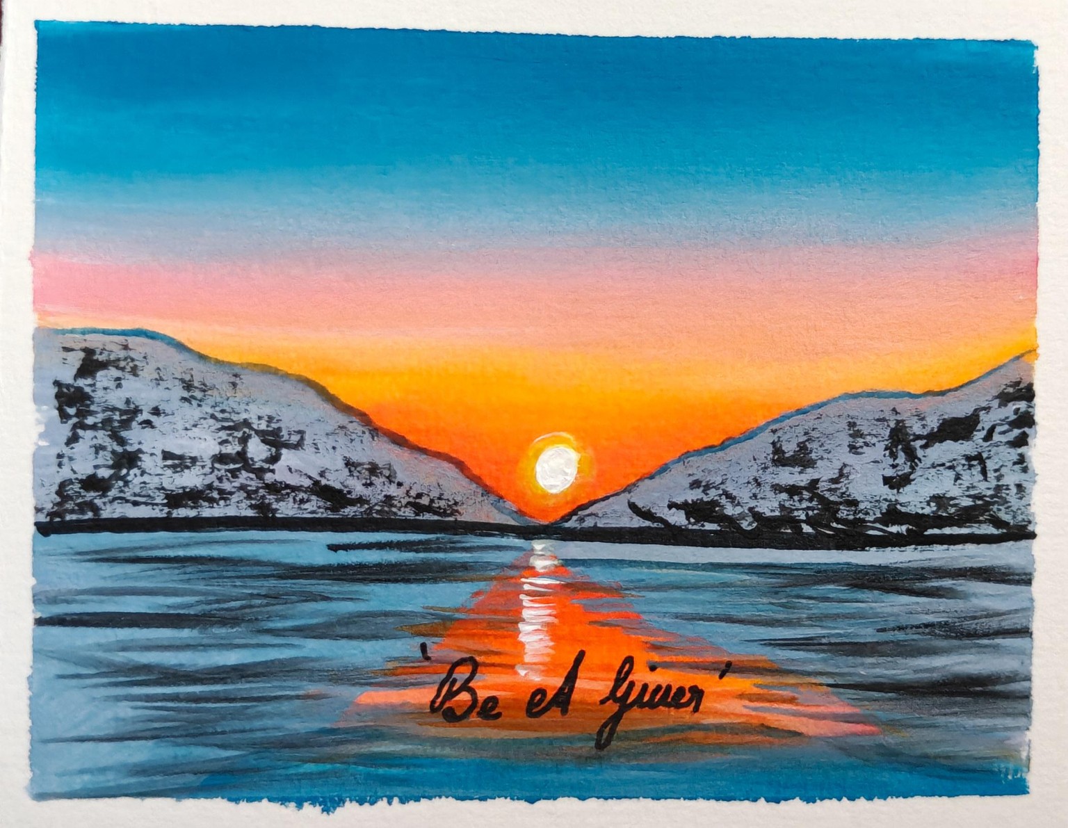 30 Days Acrylic Landscape Challenge :  Day 1 - image 17 - student project