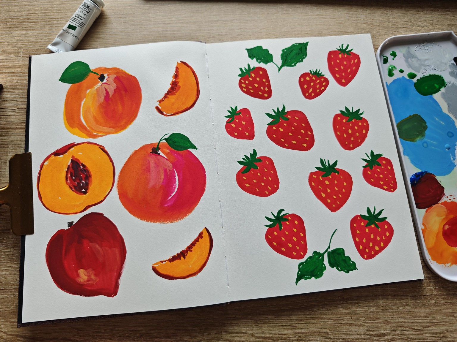 Fruits in gouache - image 1 - student project