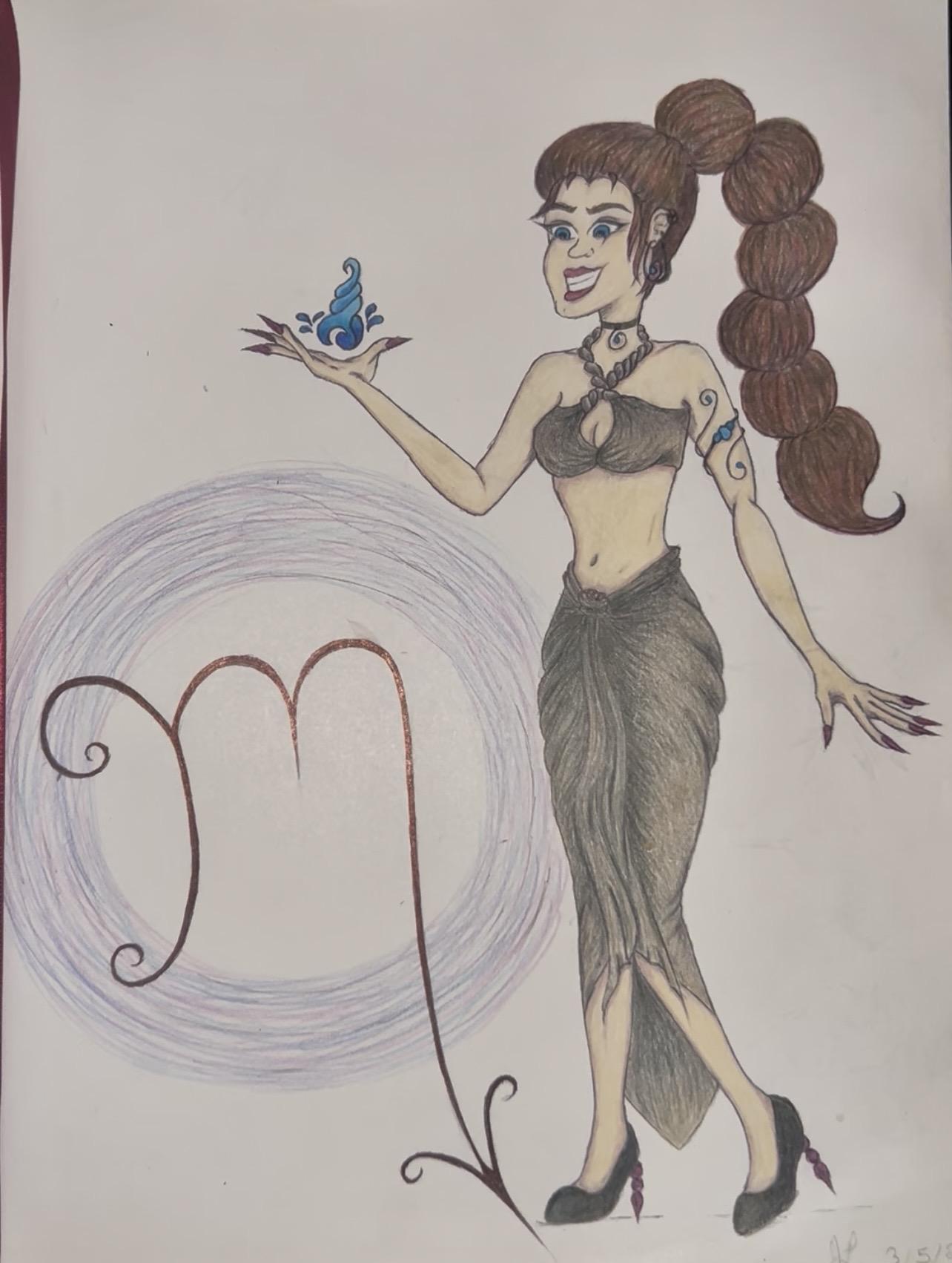 Scorpio~ Character Illustration - image 1 - student project