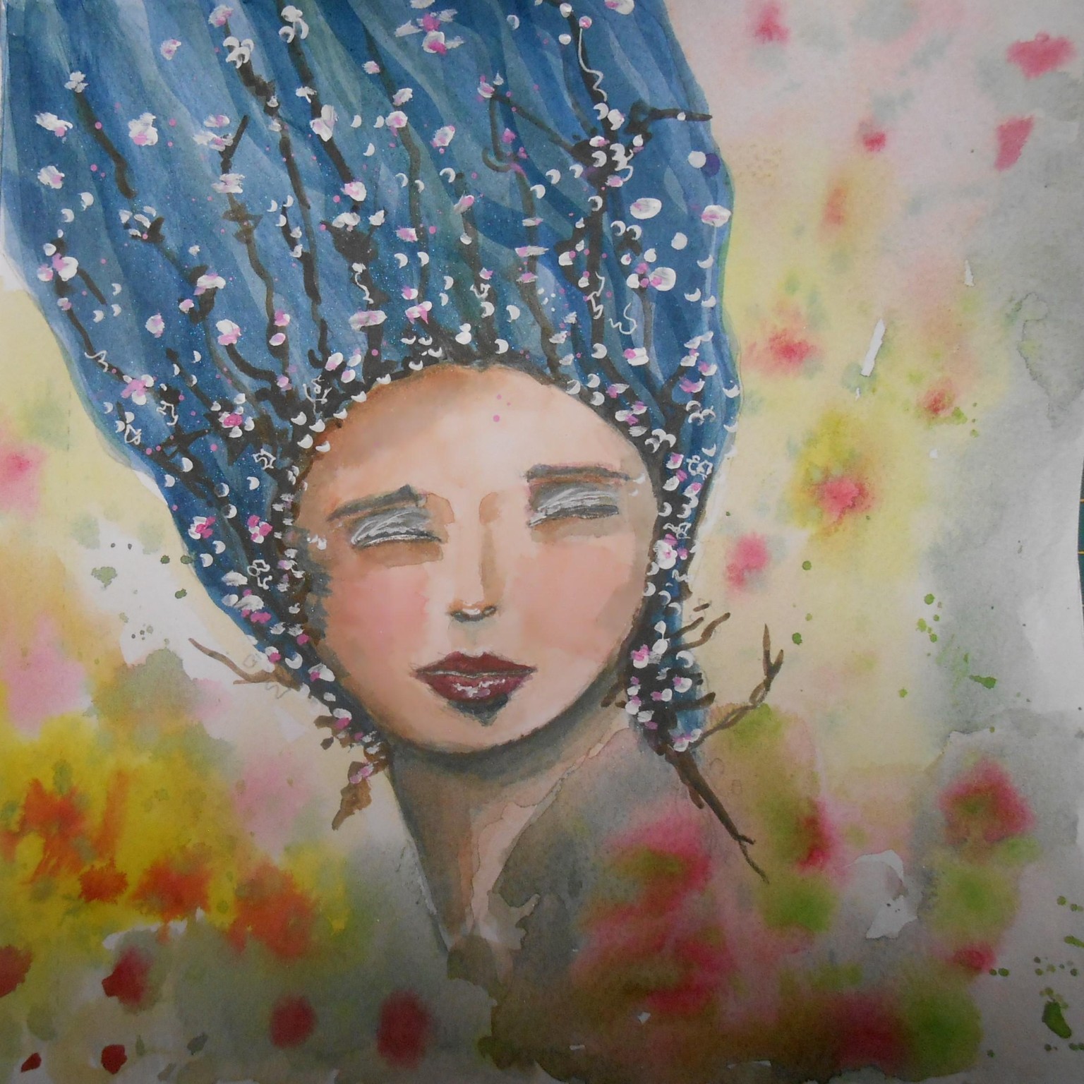 fille de fleur - image 1 - student project