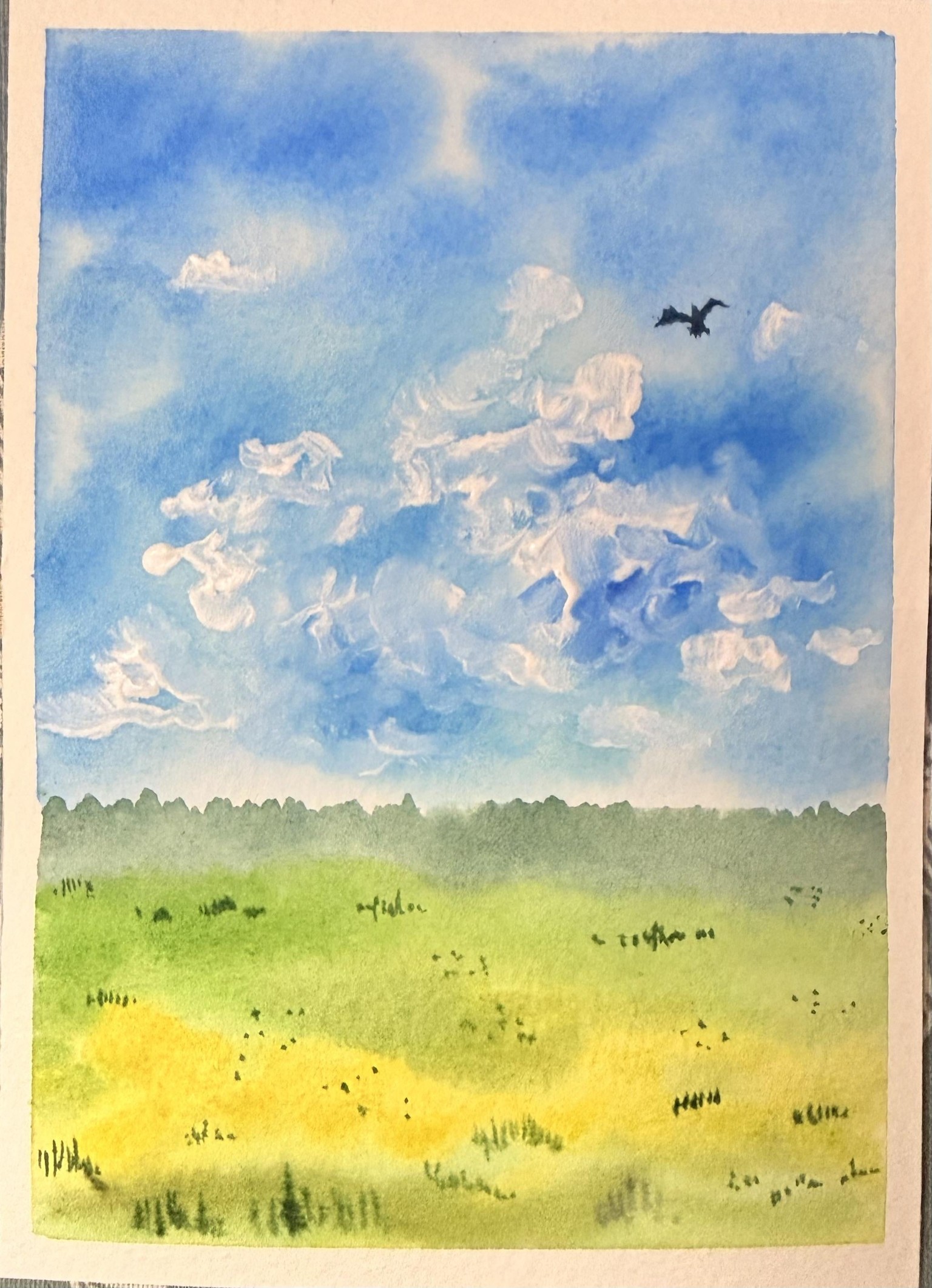 Nature in water colour - image 3 - student project