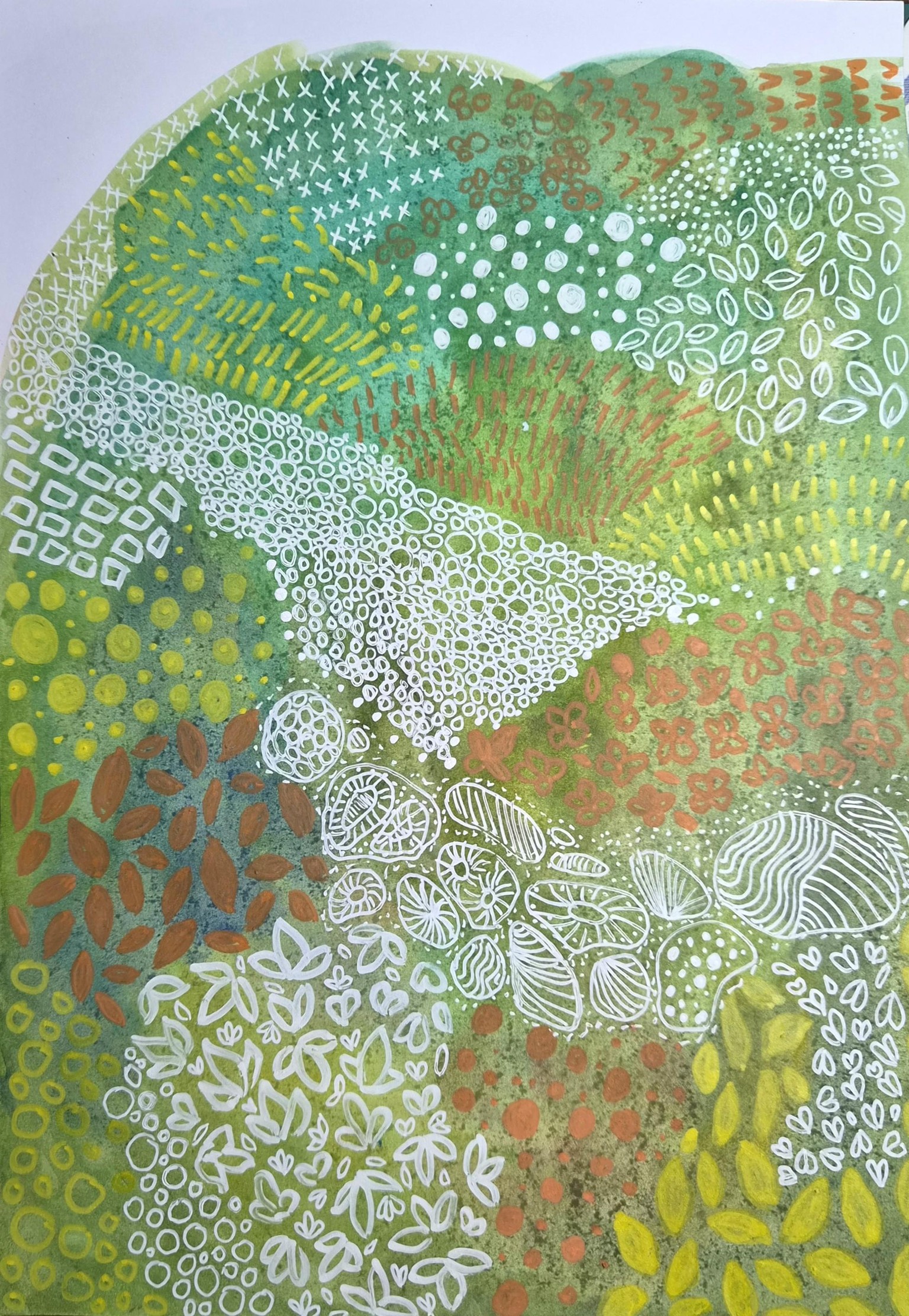 Abstract forest and ocean - image 1 - student project