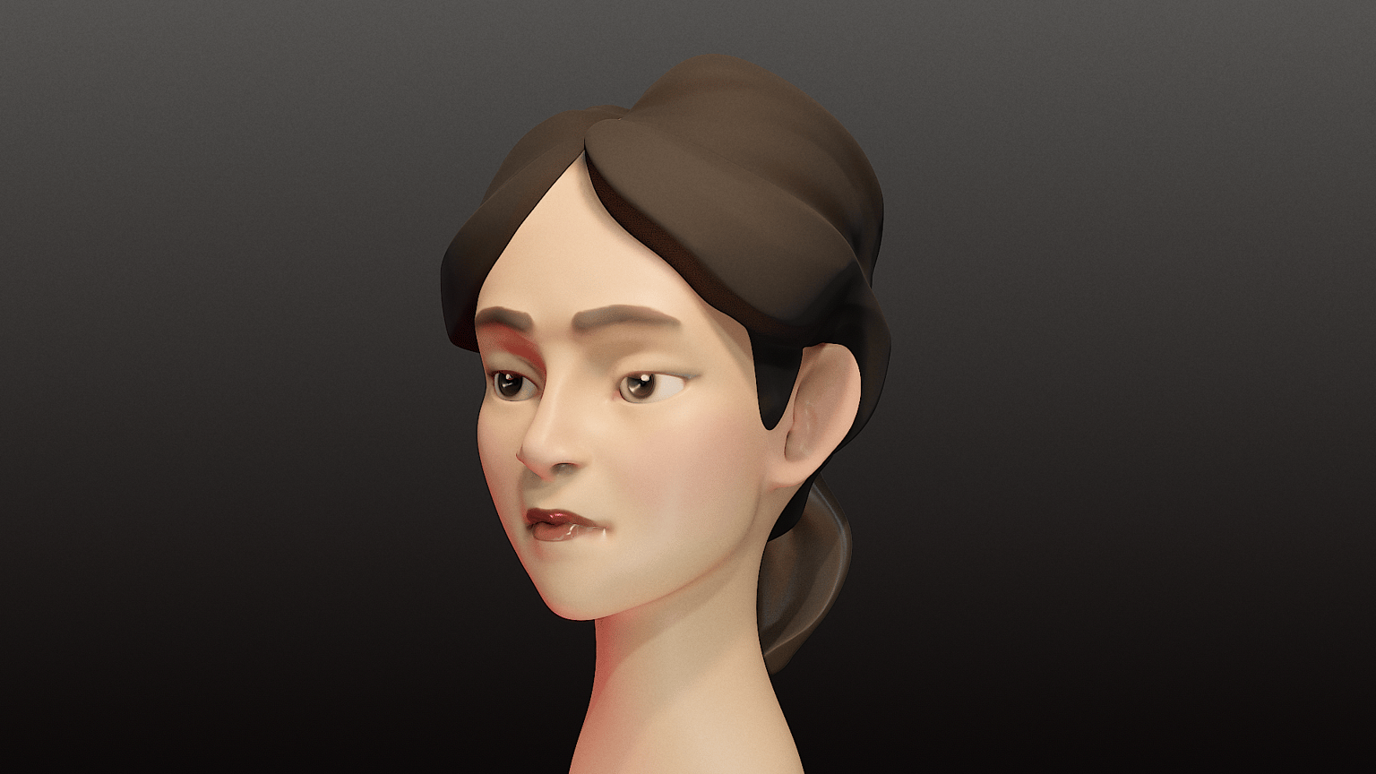 Human Head Sculpt - image 3 - student project