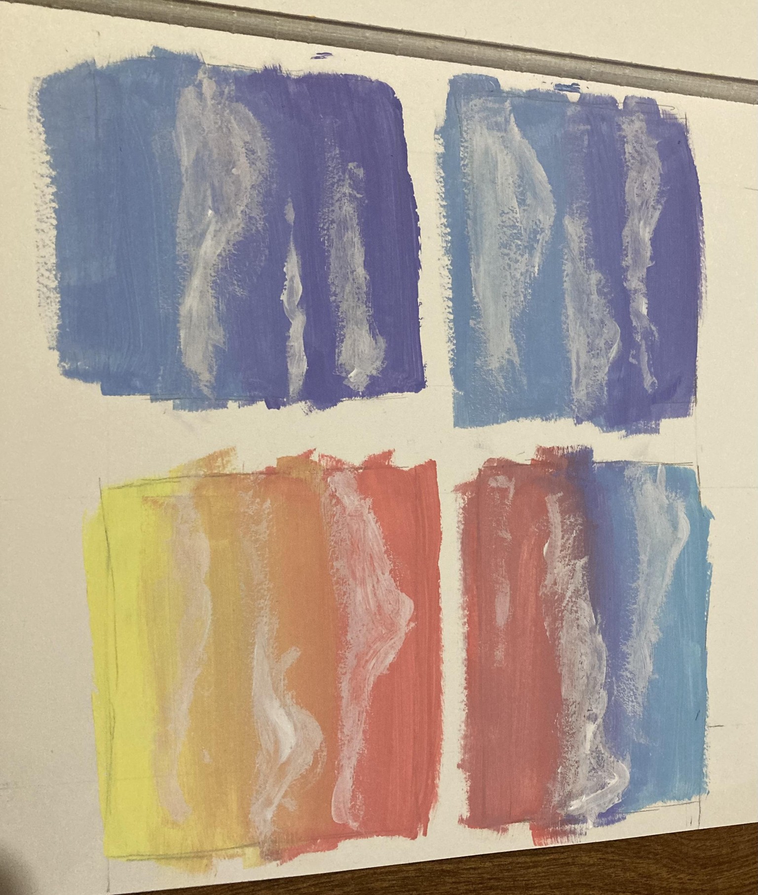Gouache Gradients with Drybrush - image 1 - student project