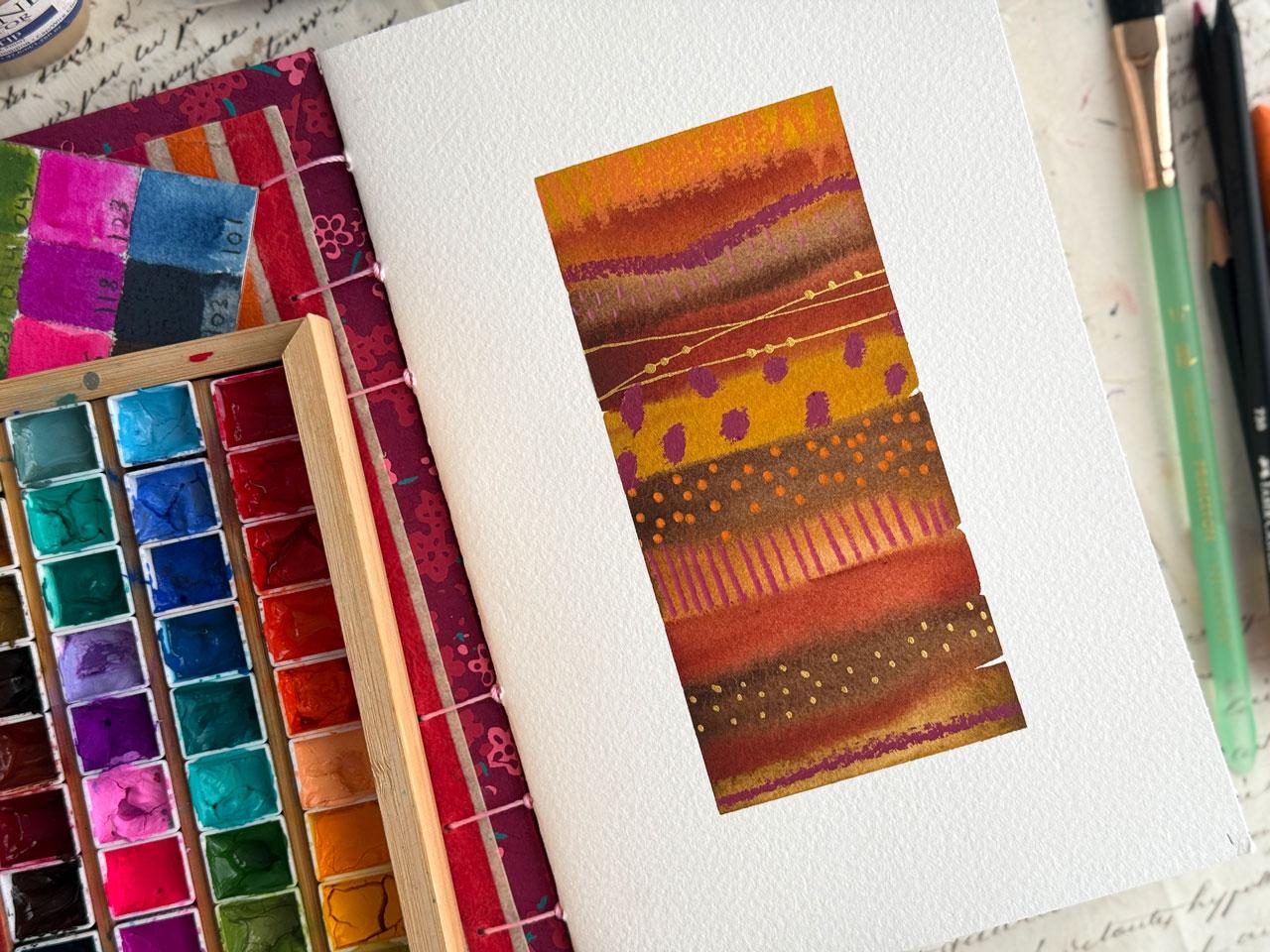 Abstract Art Challenge: How Color Dominance Changes a Piece - image 1 - student project