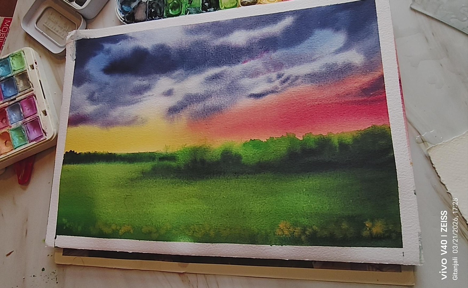 Spring landscape - image 4 - student project