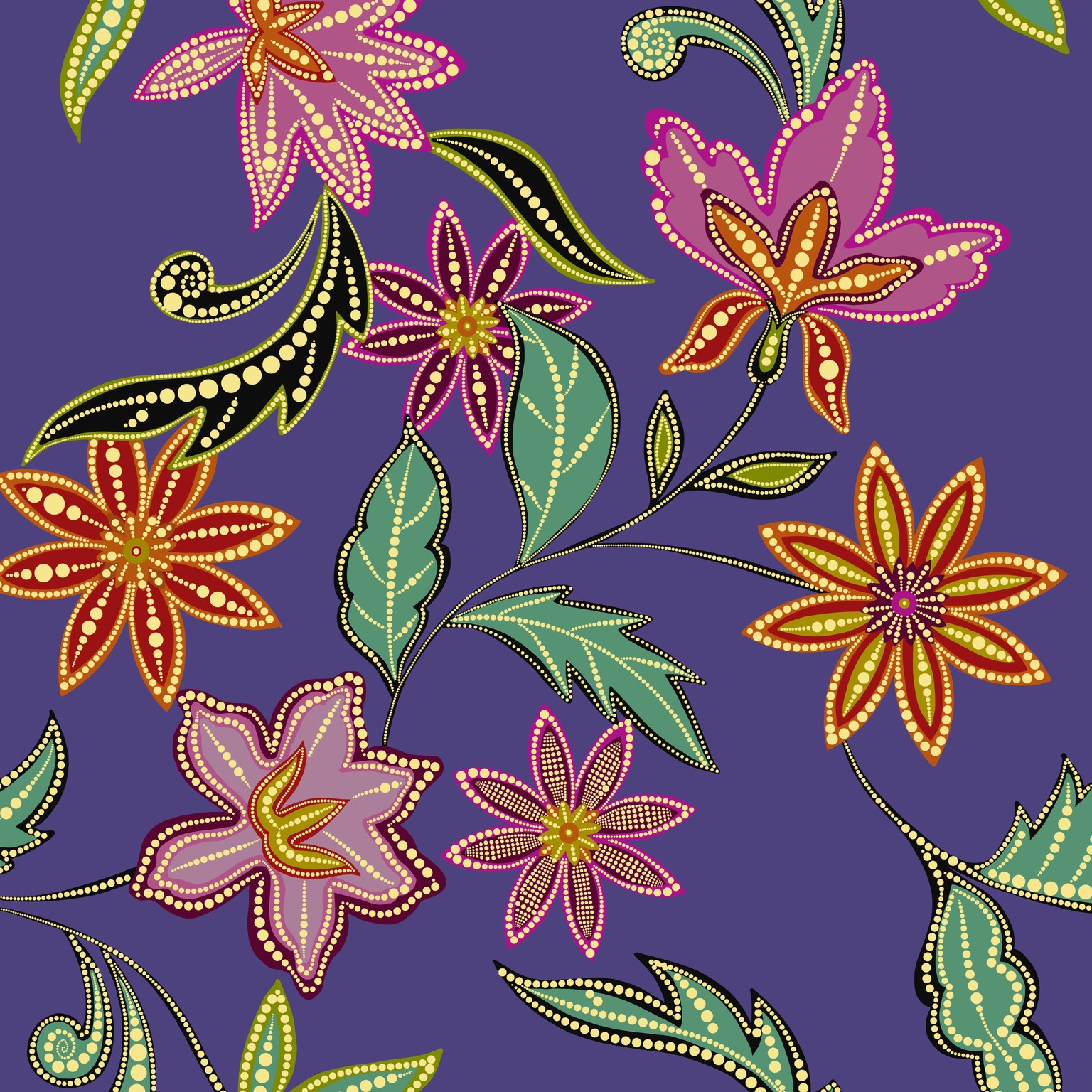Floral Patterns - image 2 - student project