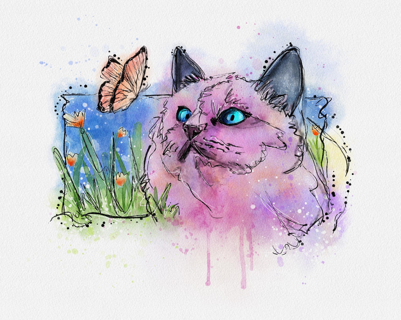 Watercolour masterclass - image 1 - student project