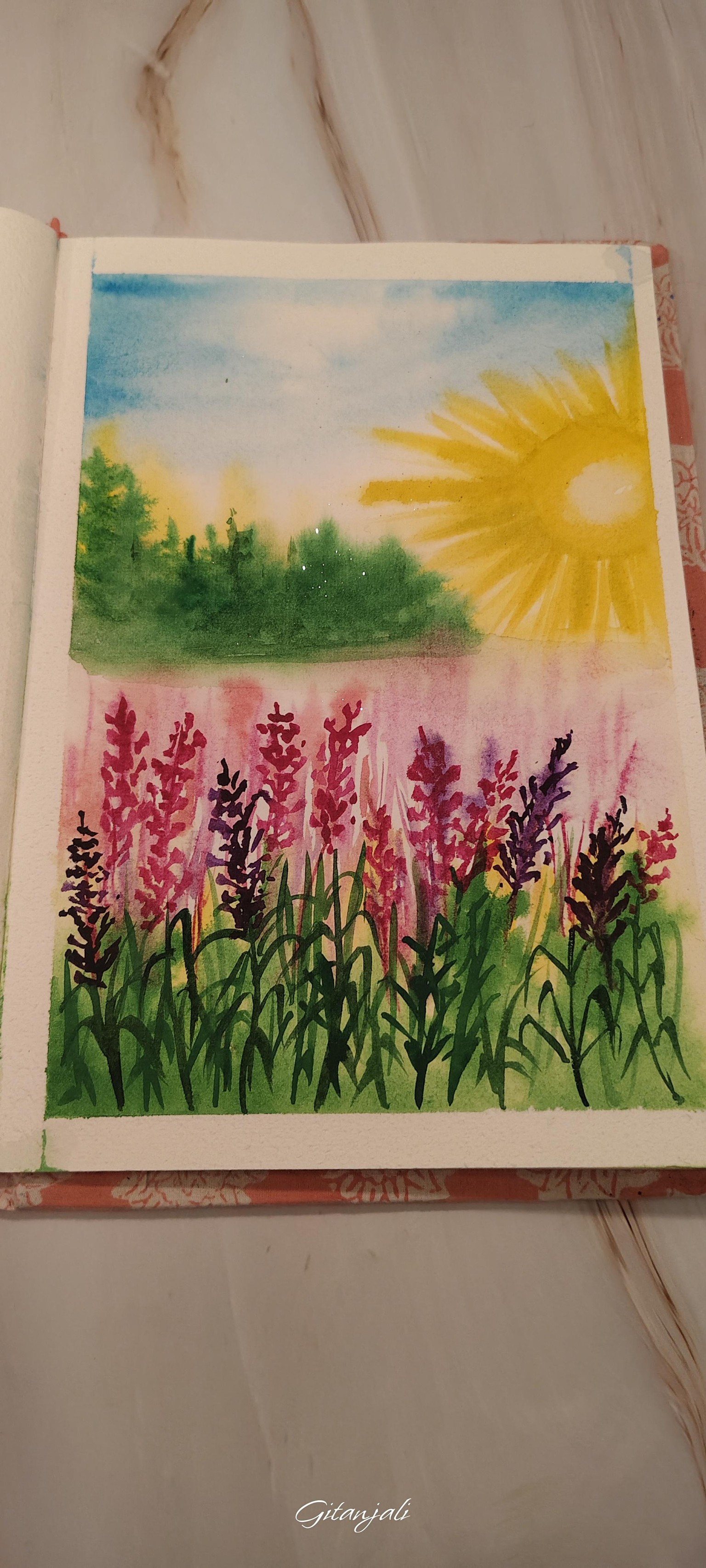Spring landscape - image 5 - student project