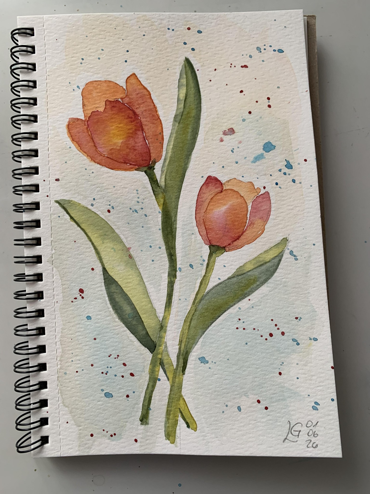 Tulips Wet in Wet - image 1 - student project