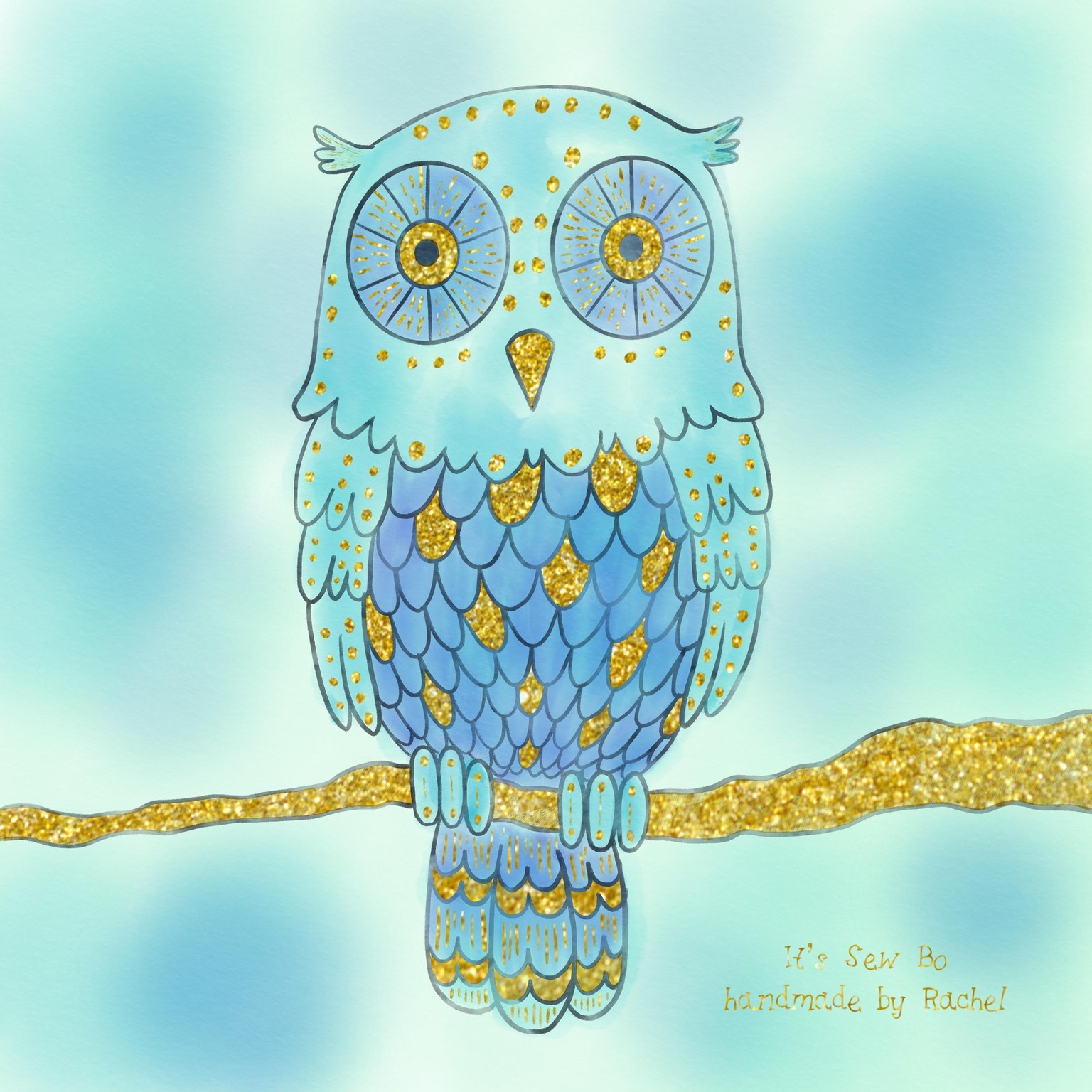 Glitter Owl - image 1 - student project