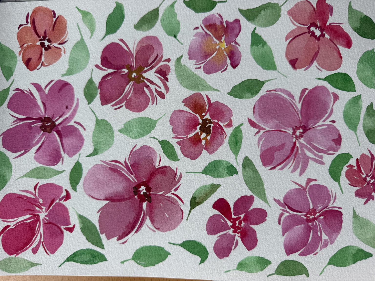 Loose Florals Practice - image 2 - student project