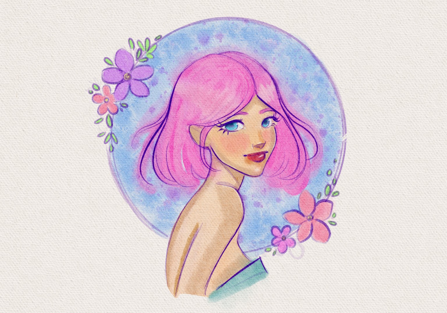 My Watercolor Class Projects - image 3 - student project