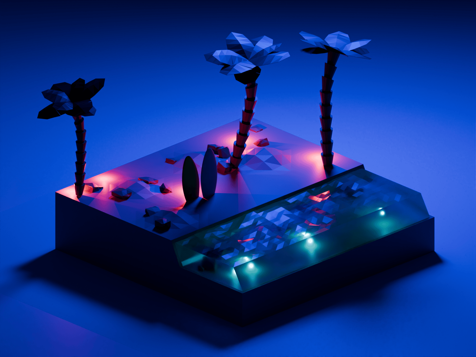 Low Poly Renders - image 1 - student project