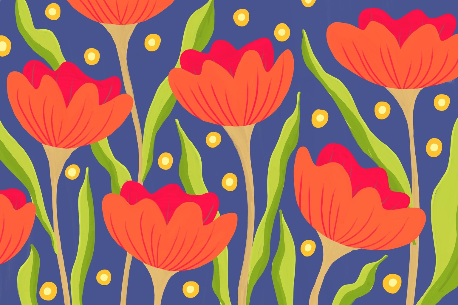 14 Acrylic Marker Florals - image 4 - student project
