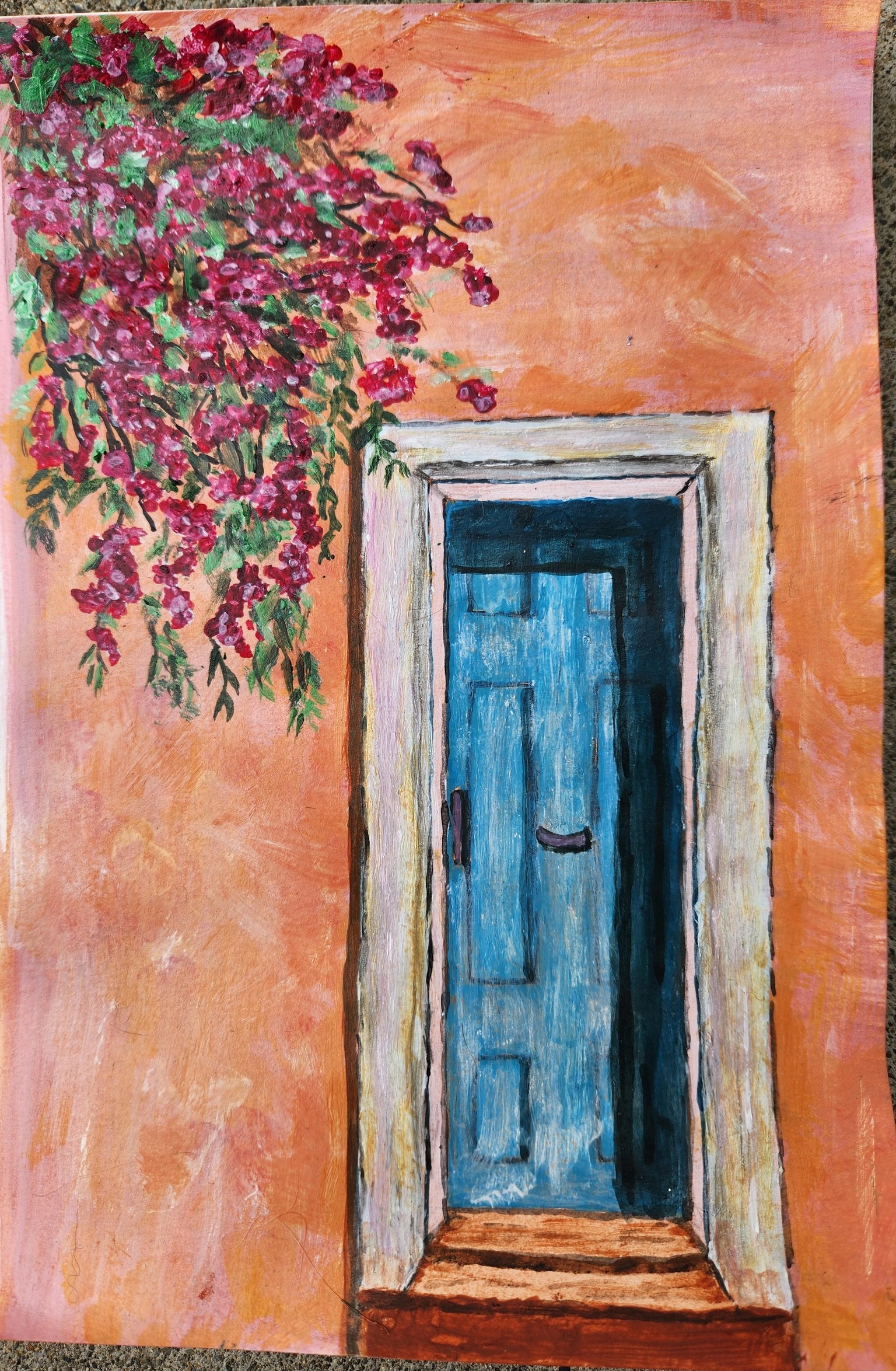 Learning acrylic painting - image 1 - student project