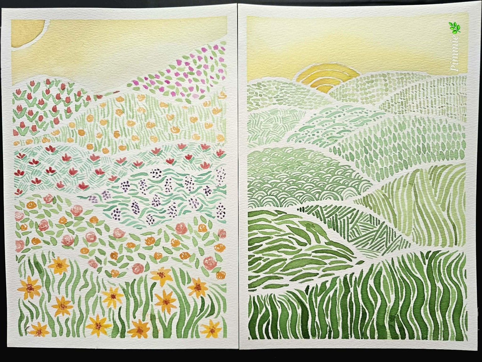 Simple Patterned Landscapes - image 1 - student project