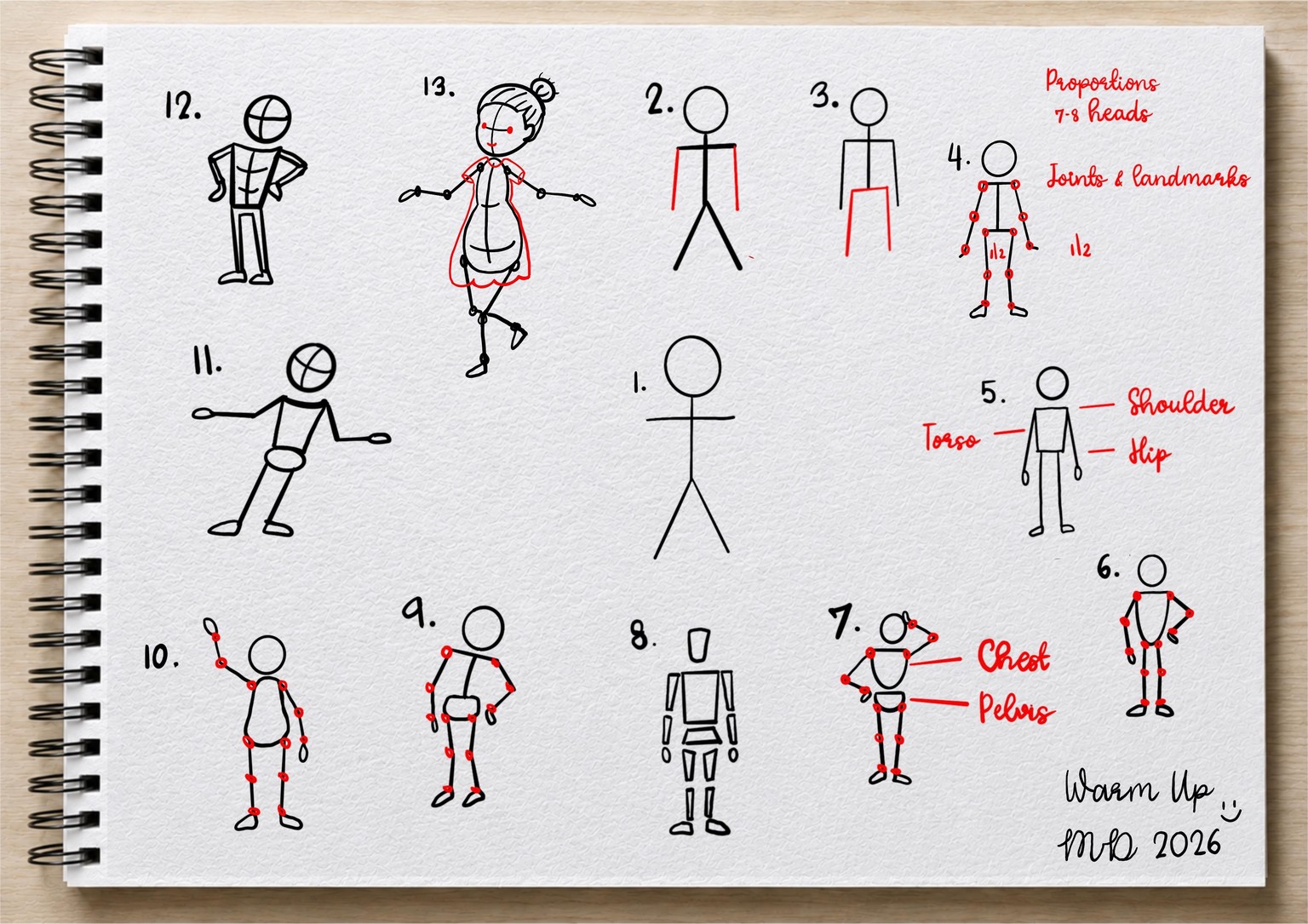 Expressive Stick Figures - image 1 - student project