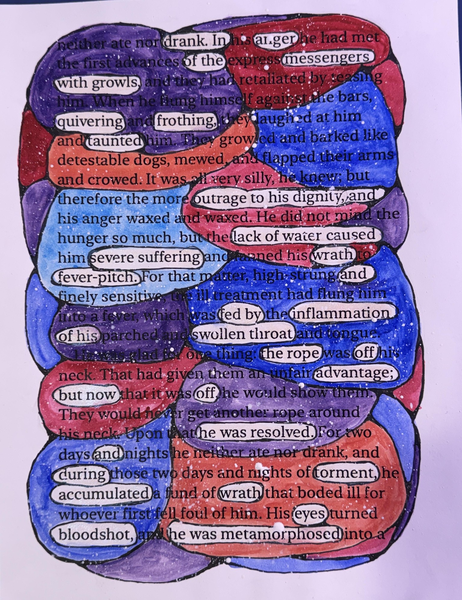 A Literary Adventure with Art Added Neurographic - image 1 - student project