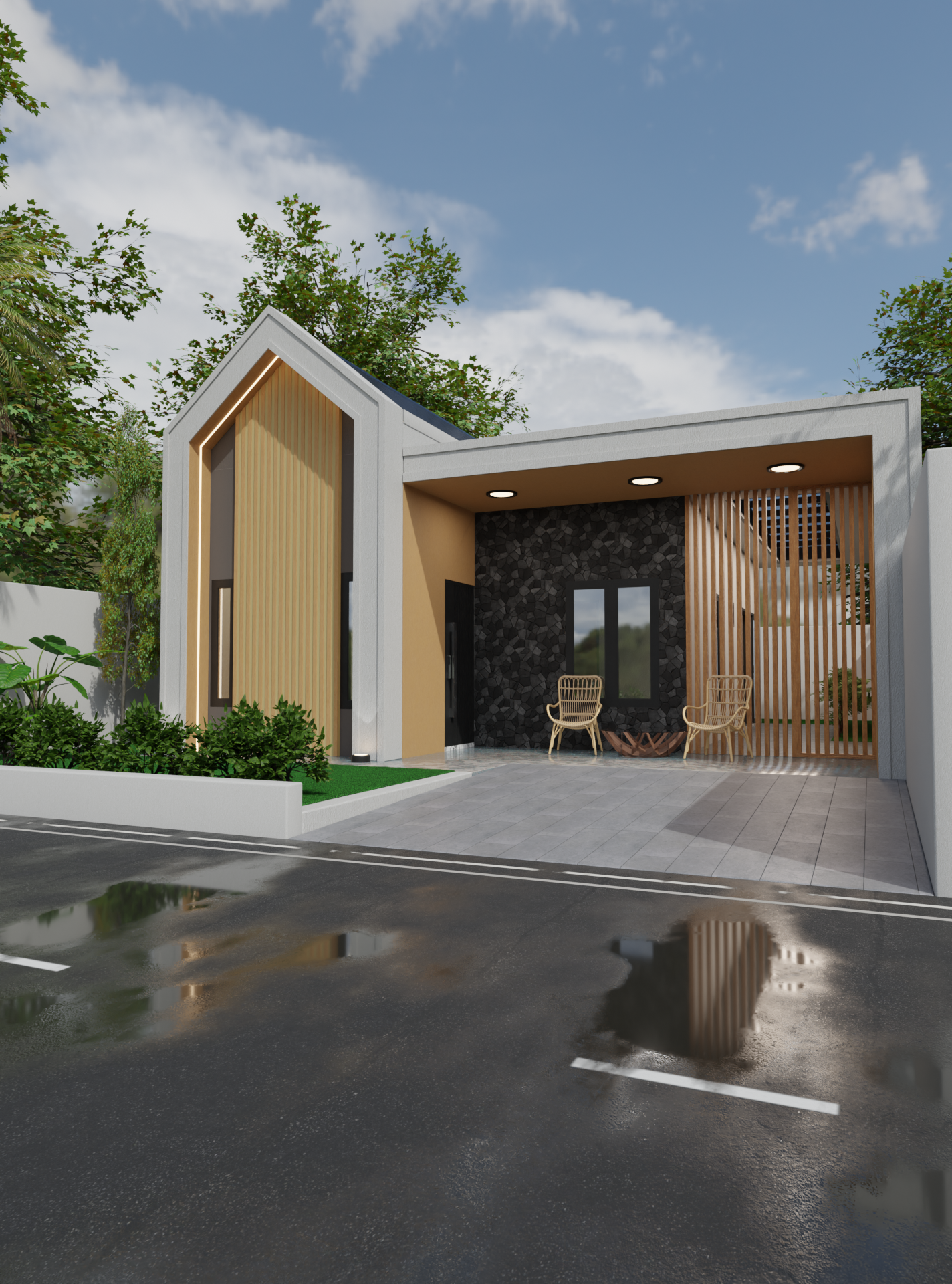 House Design in Blender. - image 1 - student project
