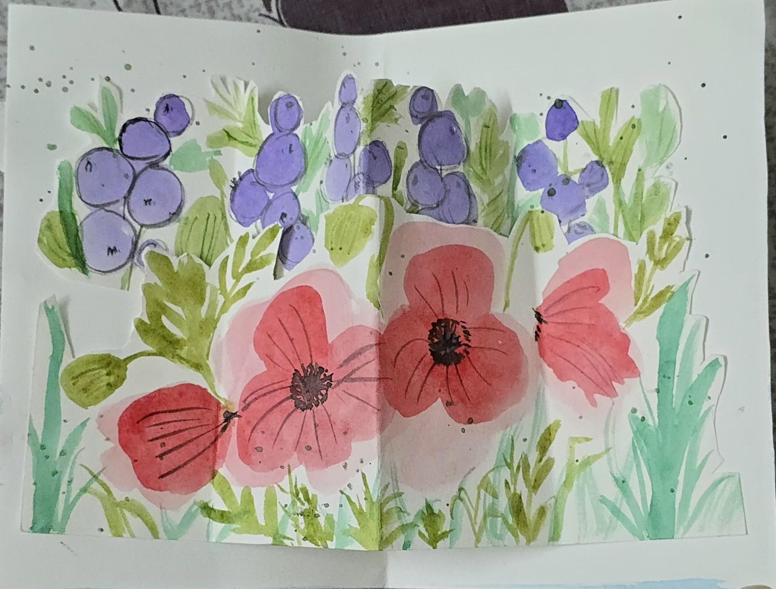Wildflower cards - image 2 - student project