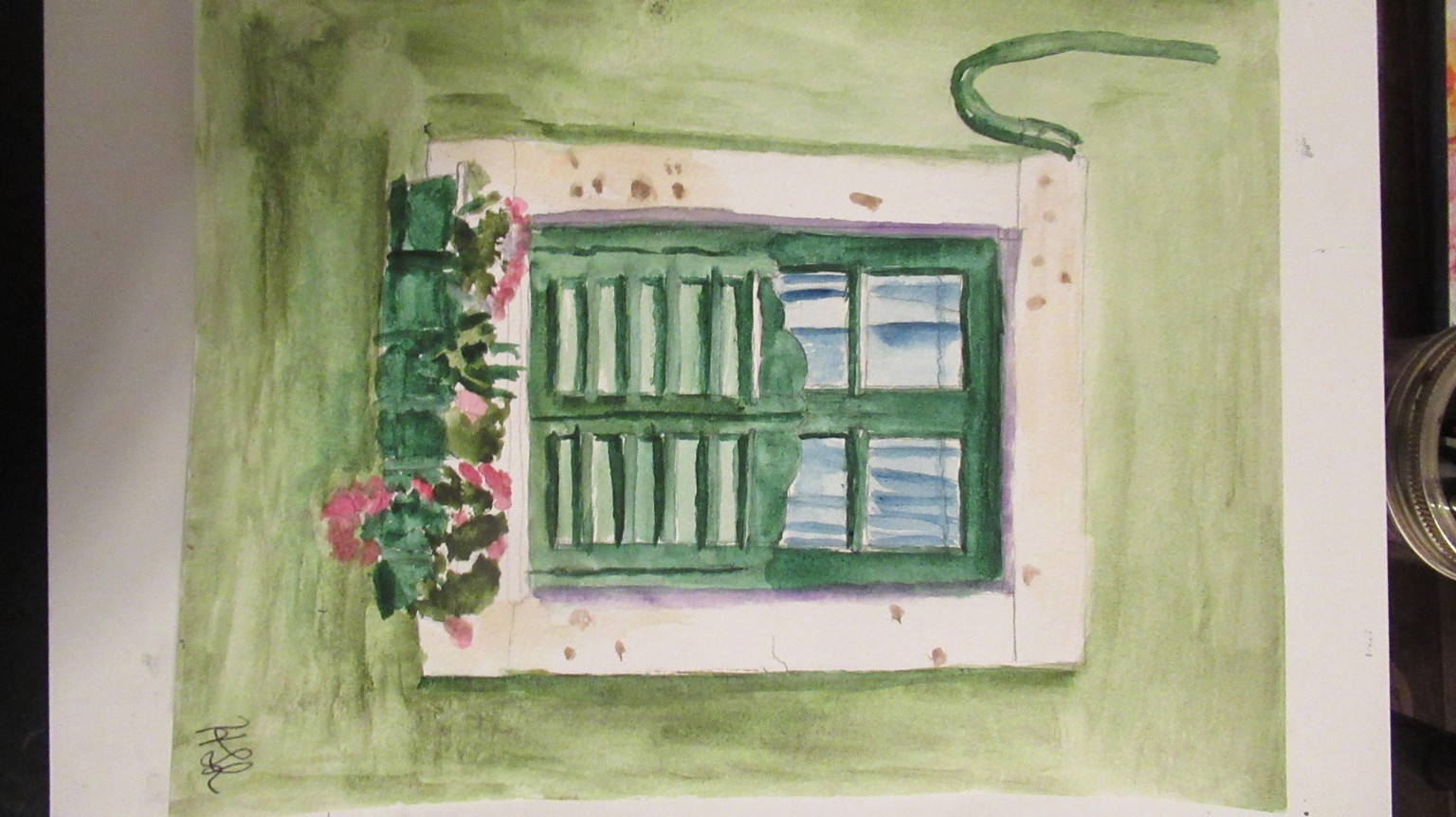 Hayden's painting - image 1 - student project