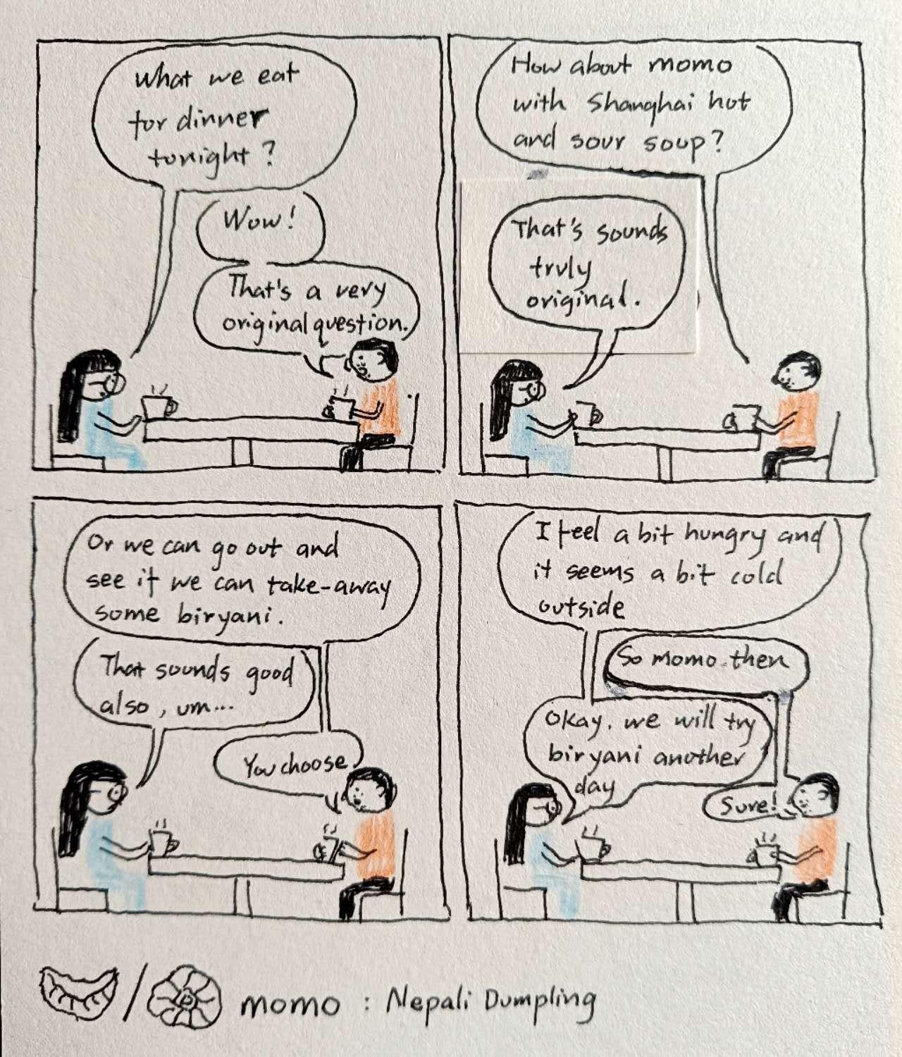 Comics: A Mundane Conversation Scene - image 1 - student project
