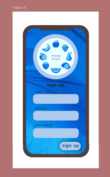 Fruits Delivery App UI/UX Design - image 3 - student project