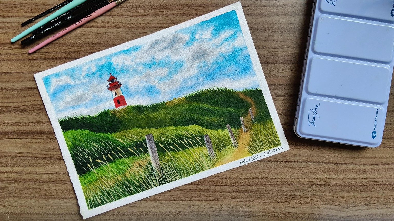 Tranquil Lighthouse landscape. .!!! - image 1 - student project