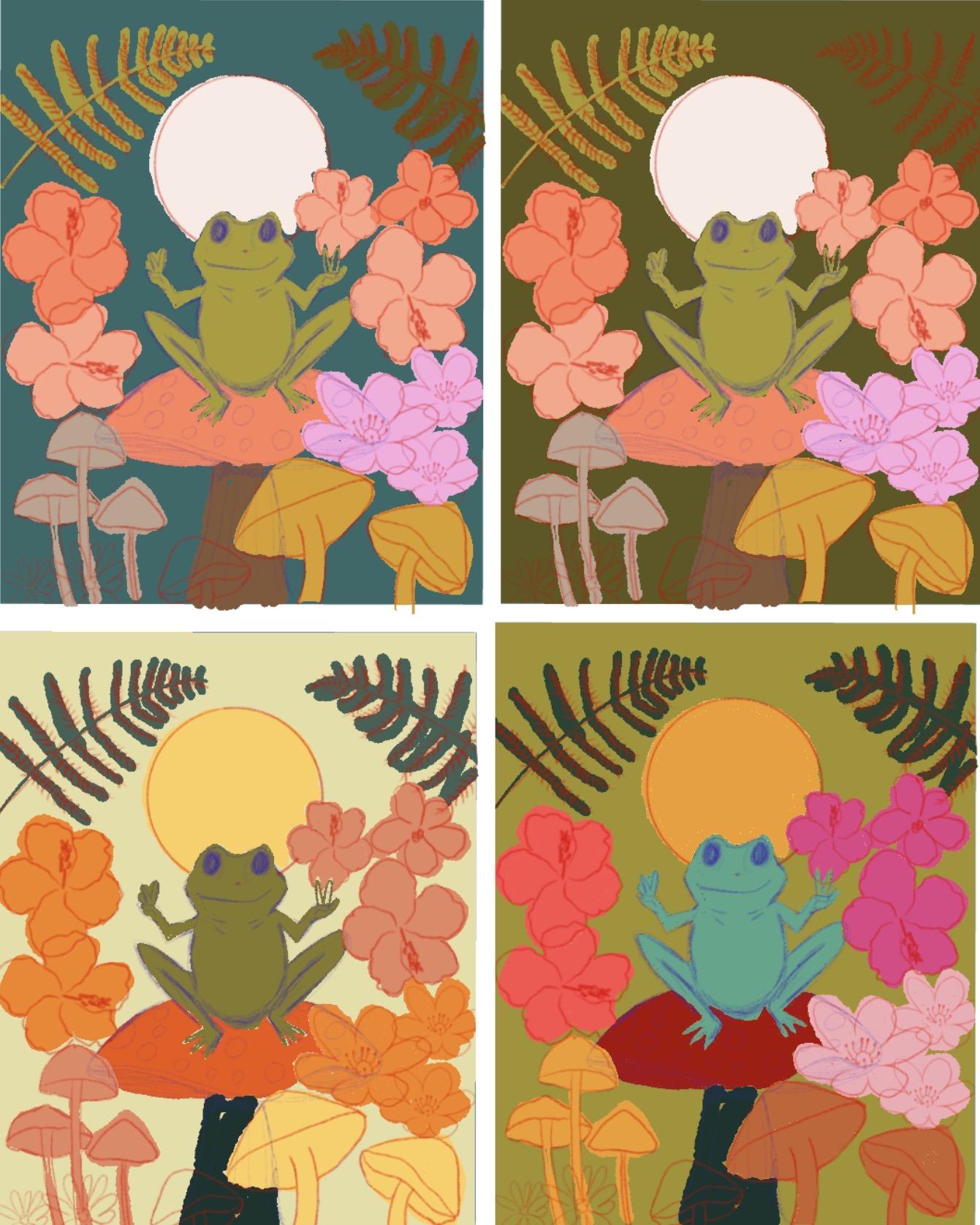 Blooms, Shrooms & Froggy - image 2 - student project
