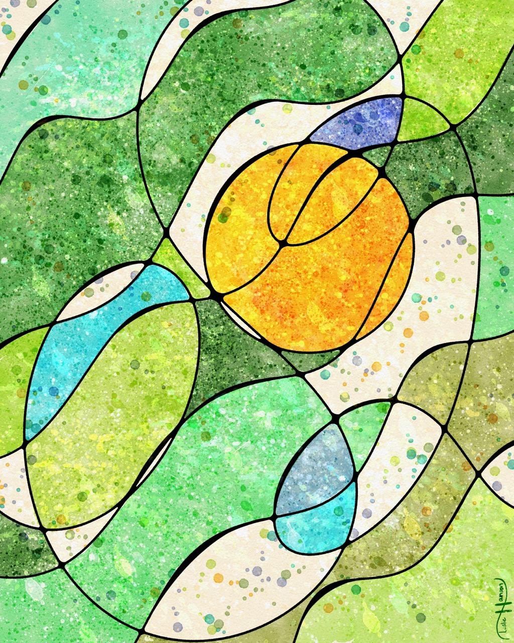 Neurographic Watercolor Relaxation - image 1 - student project
